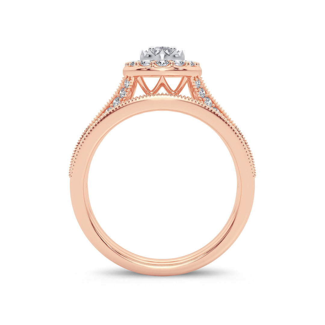 14K 1.00CT Diamond Bridal Ring