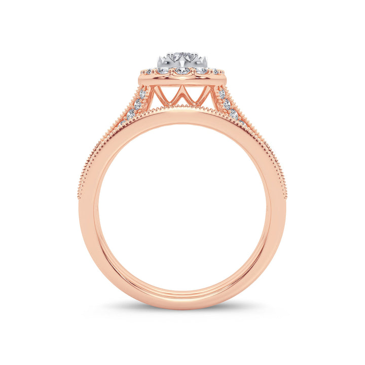 14K 1.00CT Diamond Bridal Ring