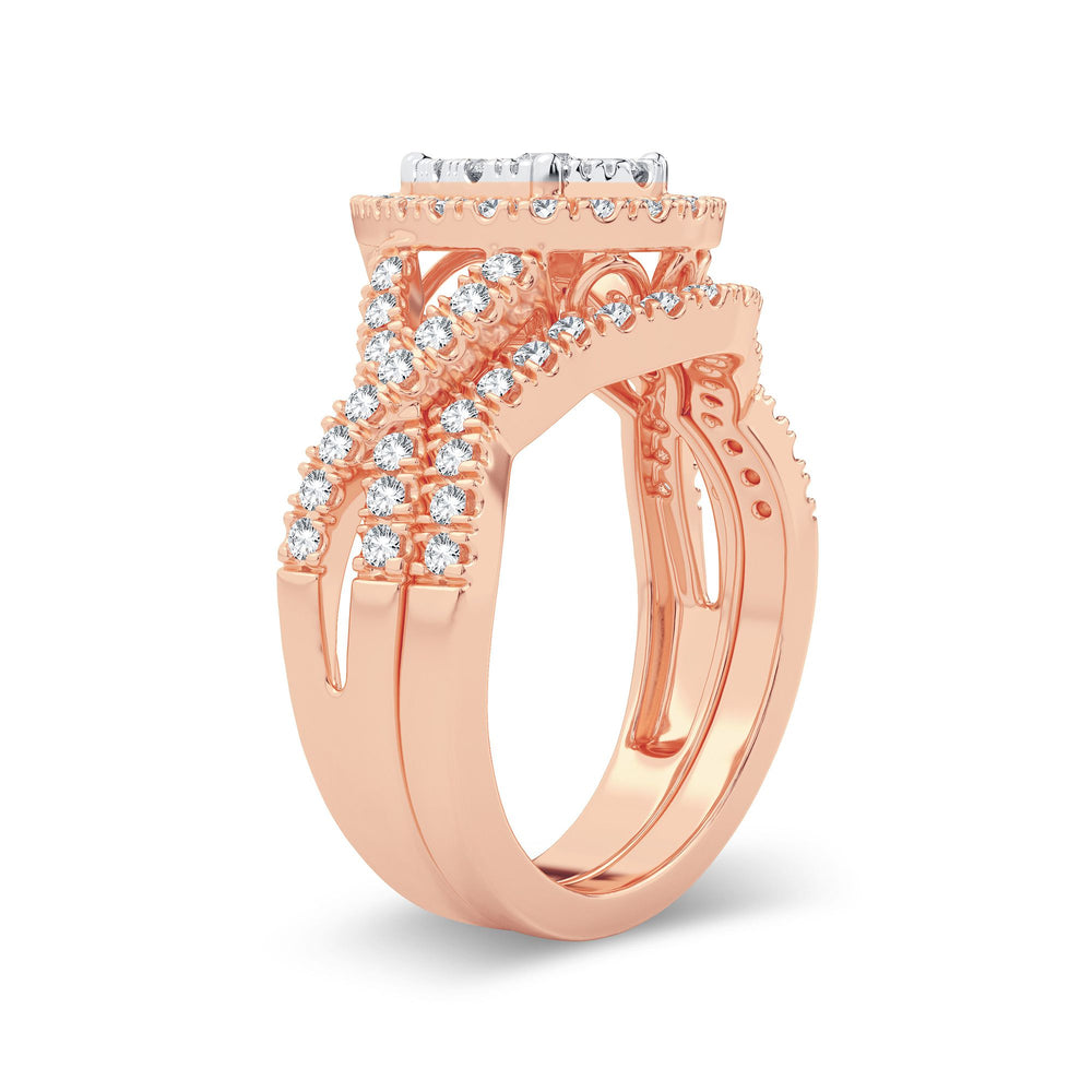 14K 1.00CT Diamond Bridal Ring