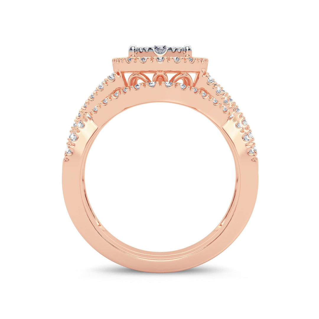 14K 1.00CT Diamond Bridal Ring