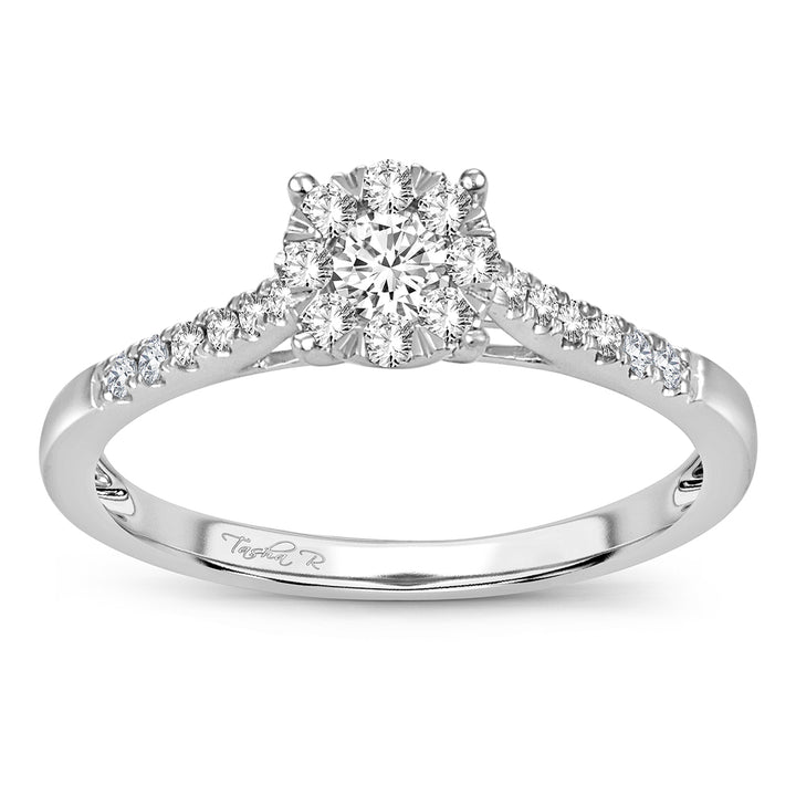 Brilliant 14k White Gold Lab Diamond Engagement Ring (0.35CT)