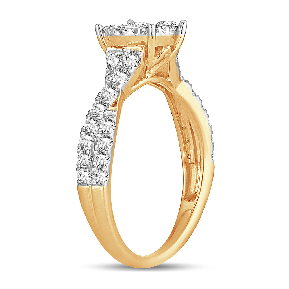 14K 1.00CT Diamond ring