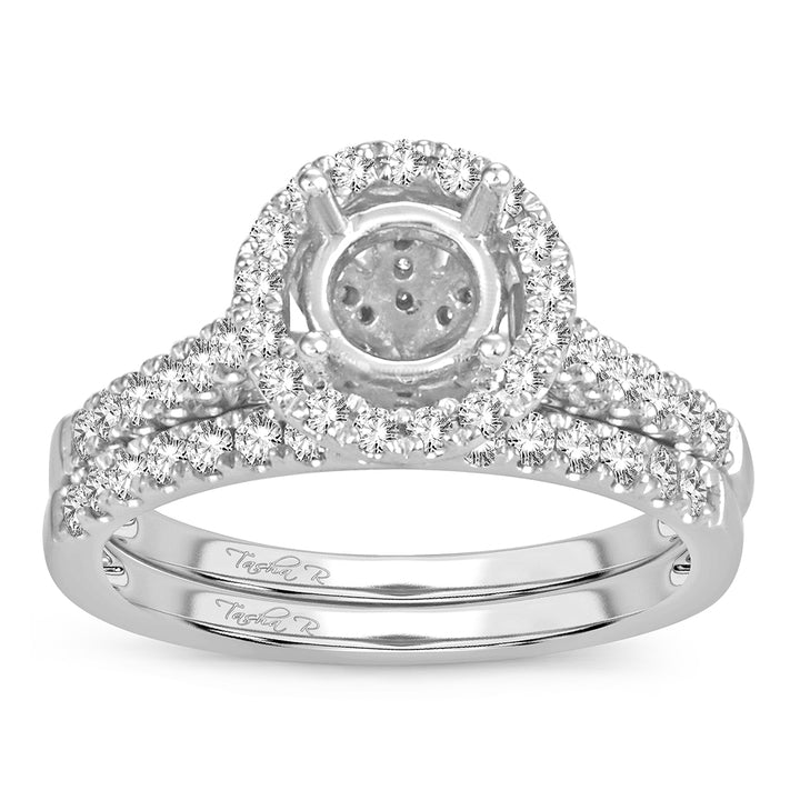 14K White Gold Lab Diamond Semi-Mount Engagement Ring Brilliance