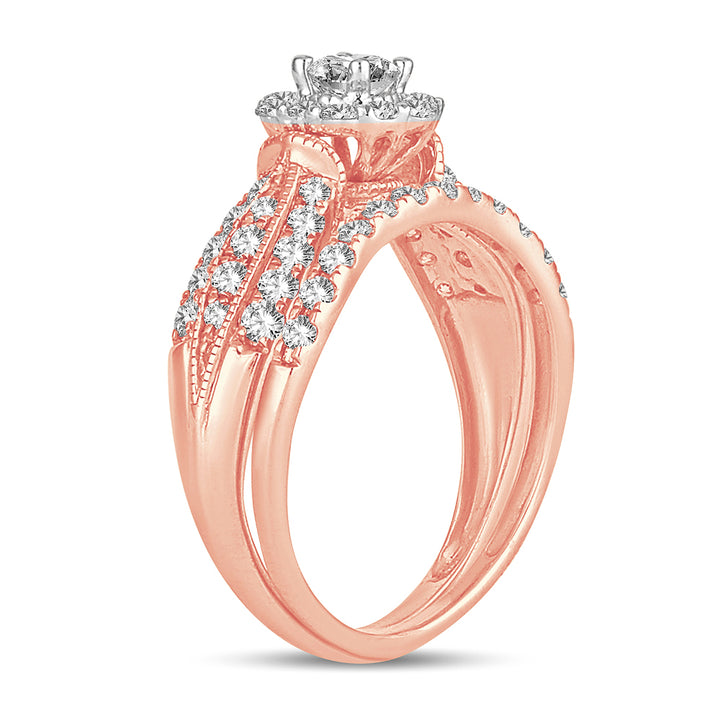 14K 1.00CT DIAMOND BRIDAL RING