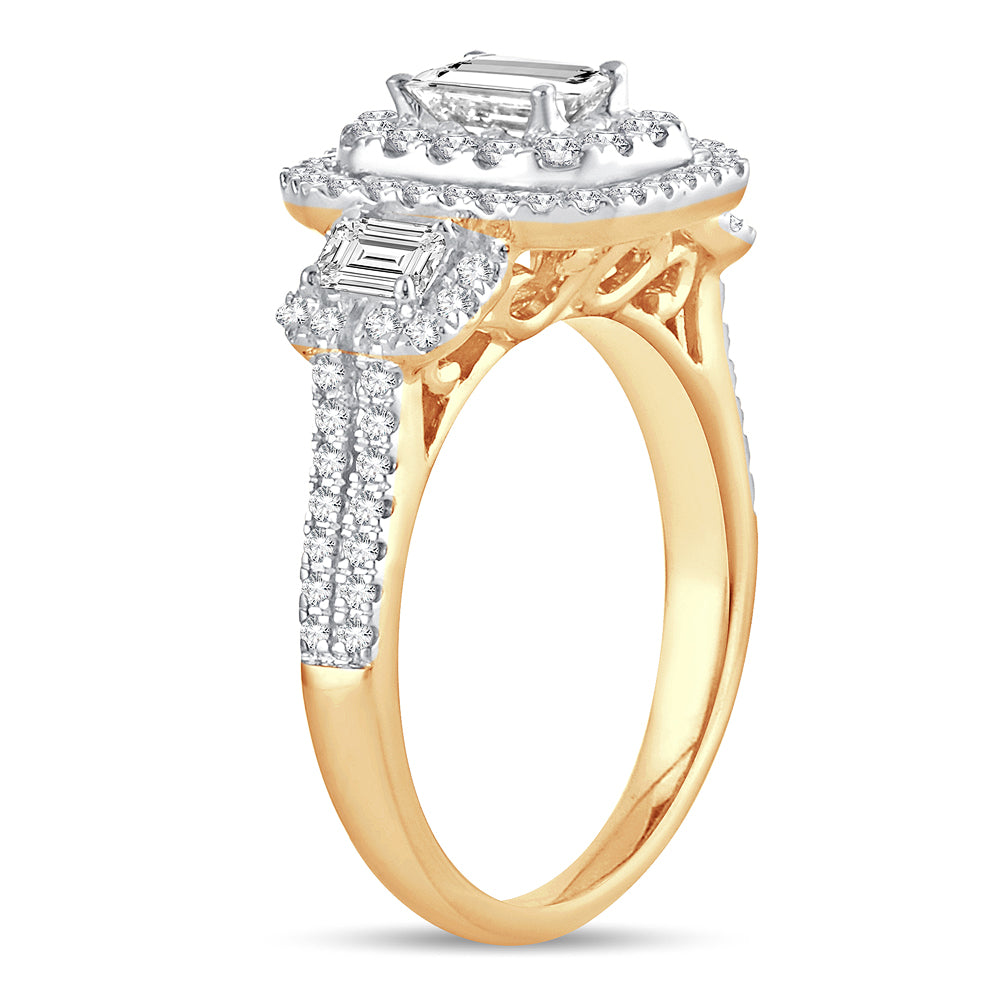 14K 1.50CT DIAMOND BRIDAL RING