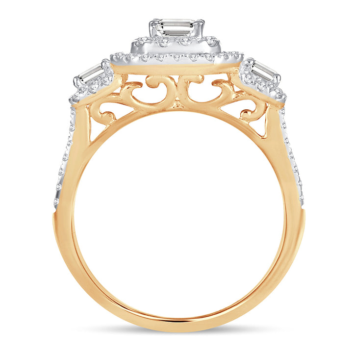 14K 1.50CT DIAMOND BRIDAL RING