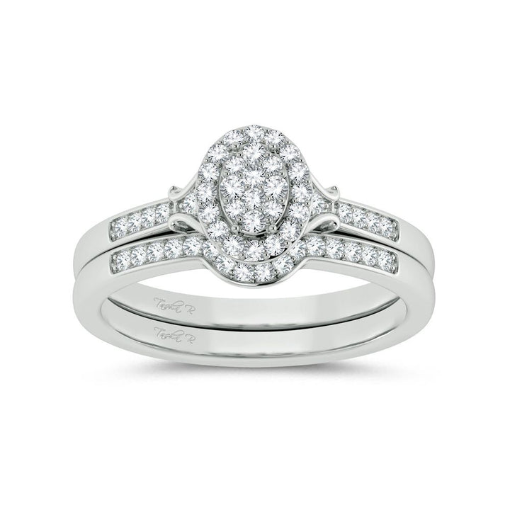 Timeless 14k White Gold Lab Diamond Bridal Ring (0.26ct)