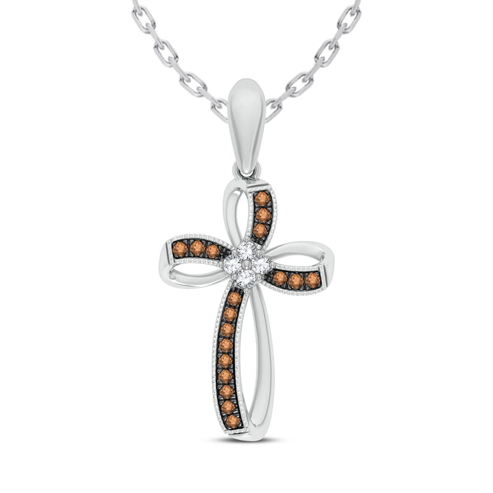 Luminous 14k White Gold Lab Diamond Pendant for Her