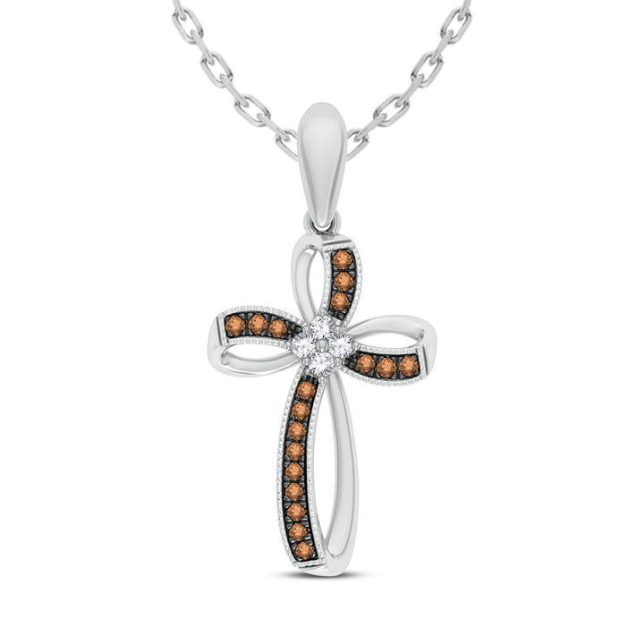 Luminous 14k White Gold Lab Diamond Pendant for Her