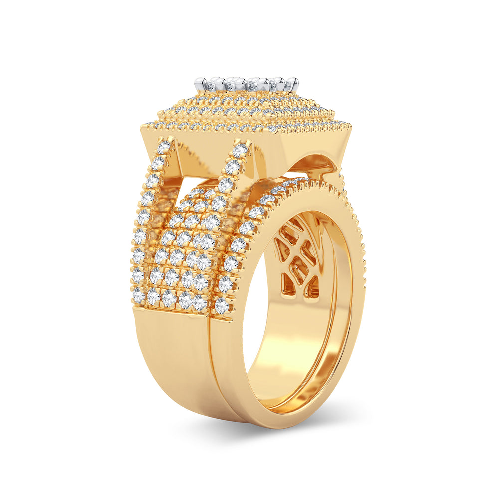 14K Yellow Gold Lab-Grown 2CT Diamond Bridal Ring