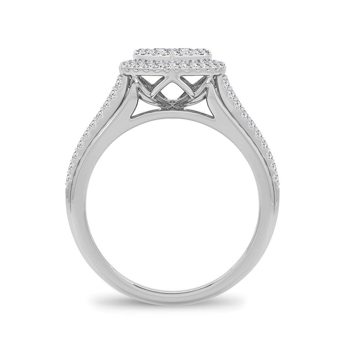 14k Yellow Gold 0.50CT Lab Diamond Womens Fashion Ring