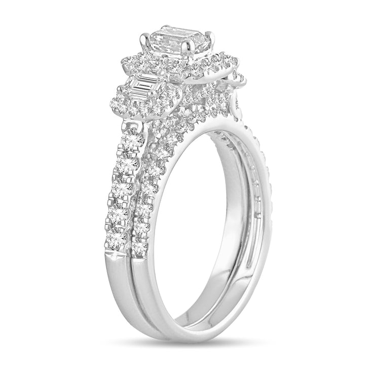 Brilliant 14k White Gold Lab Diamond Engagement Ring (2.00 CT)