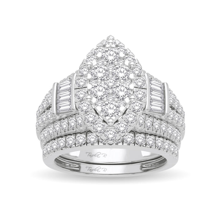 Timeless 14k White Gold 1.91ct Lab Diamond Engagement Ring