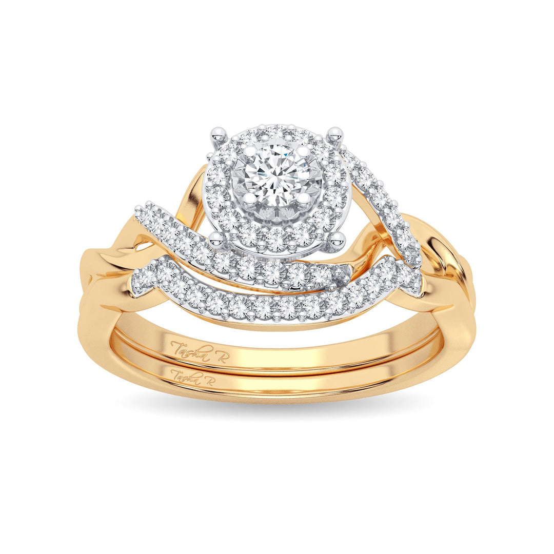 Timeless 14k Rose Gold 0.33CT Lab Diamond Ring