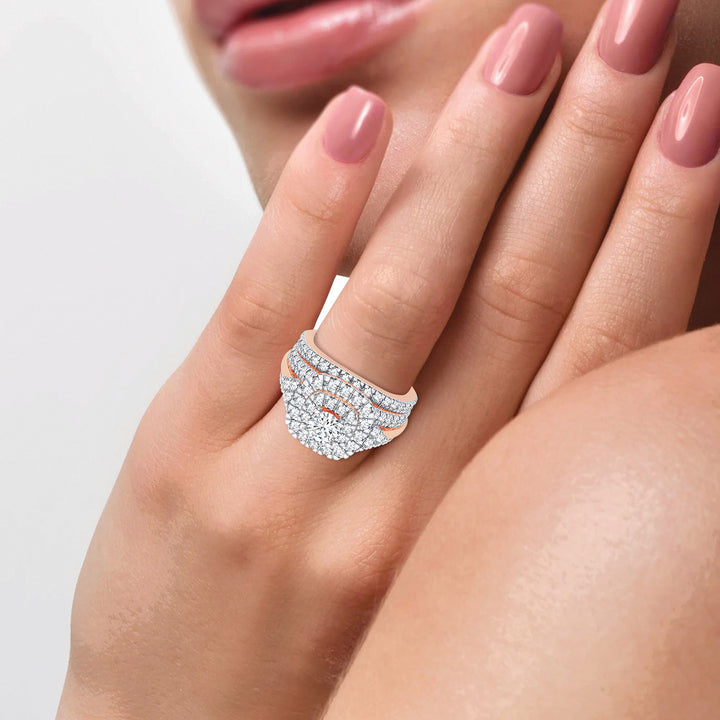 14K 1.90CT Diamond Bridal Ring