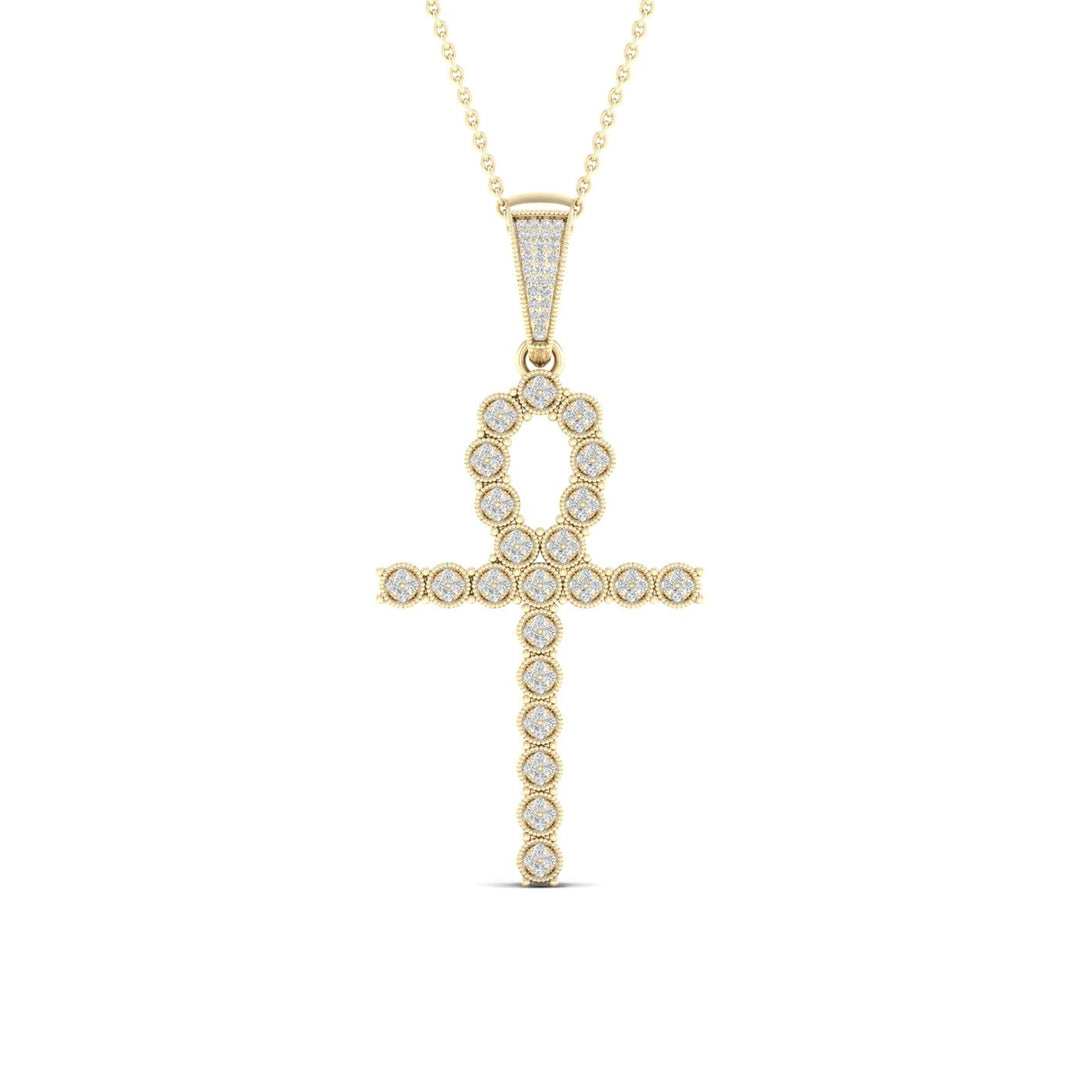 10K 0.38CT Diamond Pendant