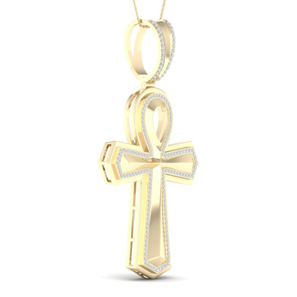 10k Yellow Gold 0.40CT Lab Diamond Pendant Charm