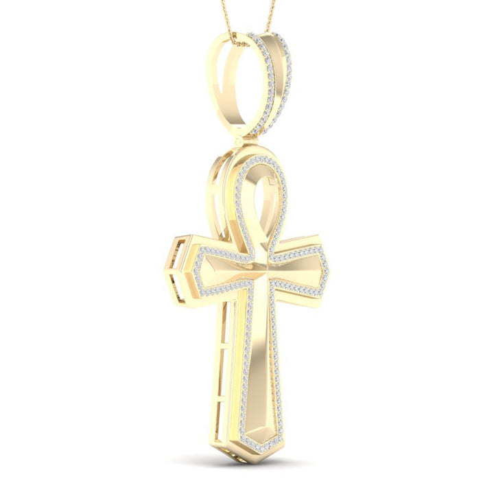 10k Yellow Gold 0.40CT Lab Diamond Pendant Charm