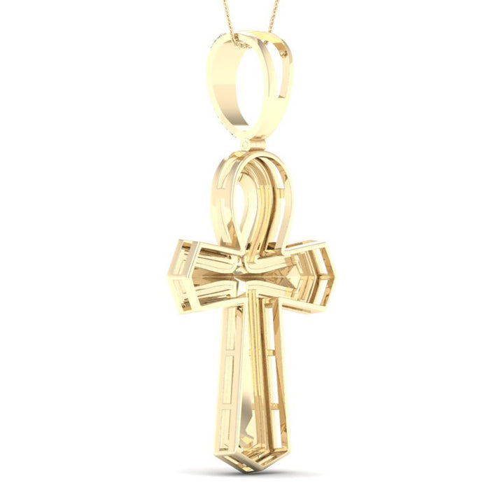10k Yellow Gold 0.40CT Lab Diamond Pendant Charm