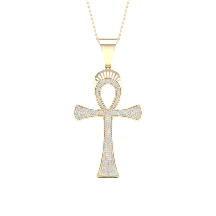 10K 0.75CT Diamond Pendant