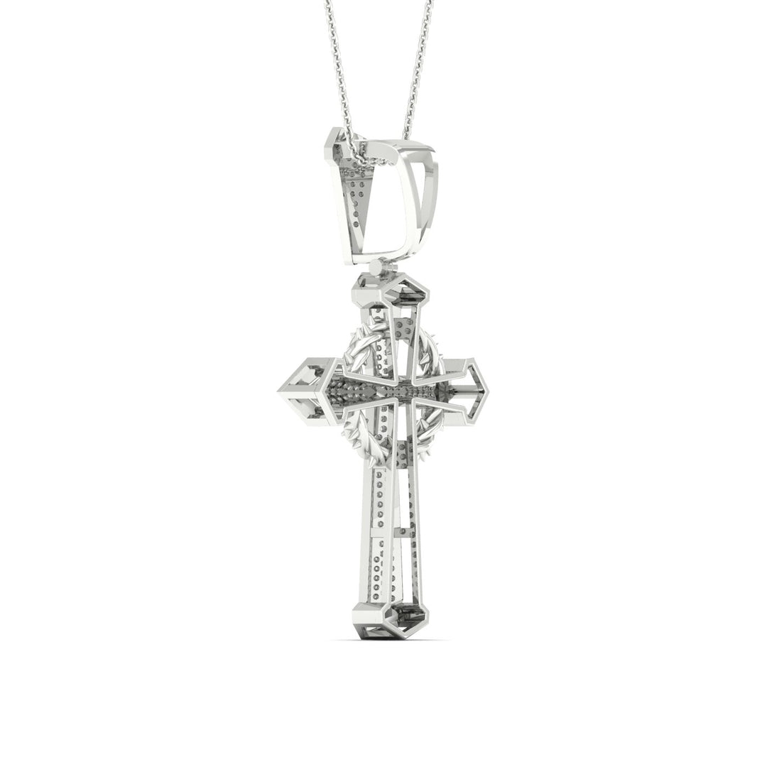 Celestial 10k White Gold 0.50CT Lab Diamond Pendant
