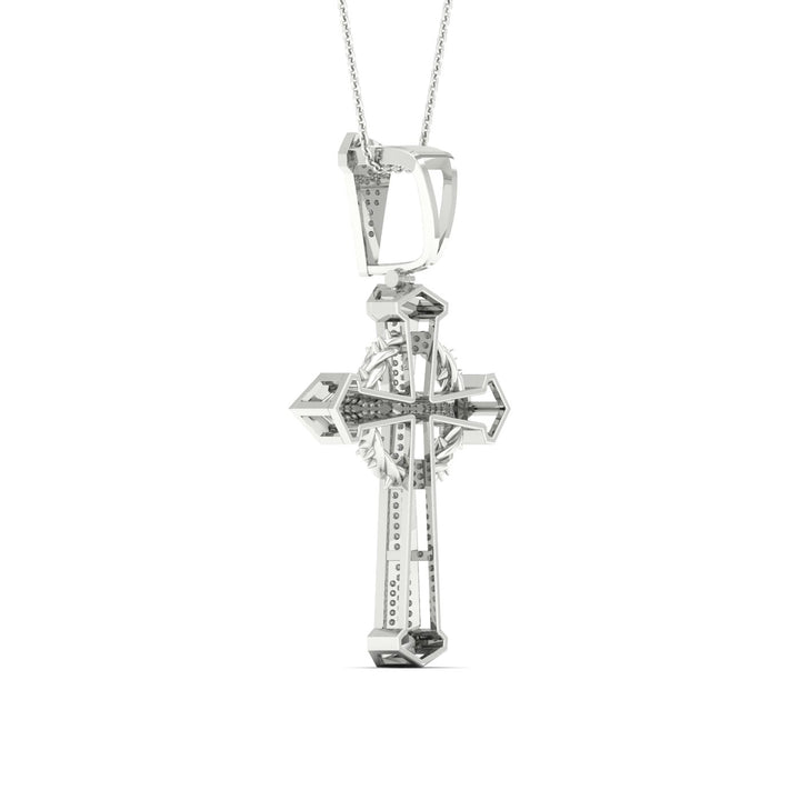 Celestial 10k White Gold 0.50CT Lab Diamond Pendant