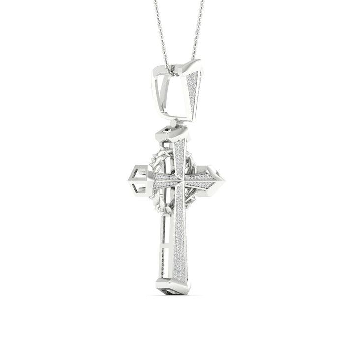 Celestial 10k White Gold 0.50CT Lab Diamond Pendant