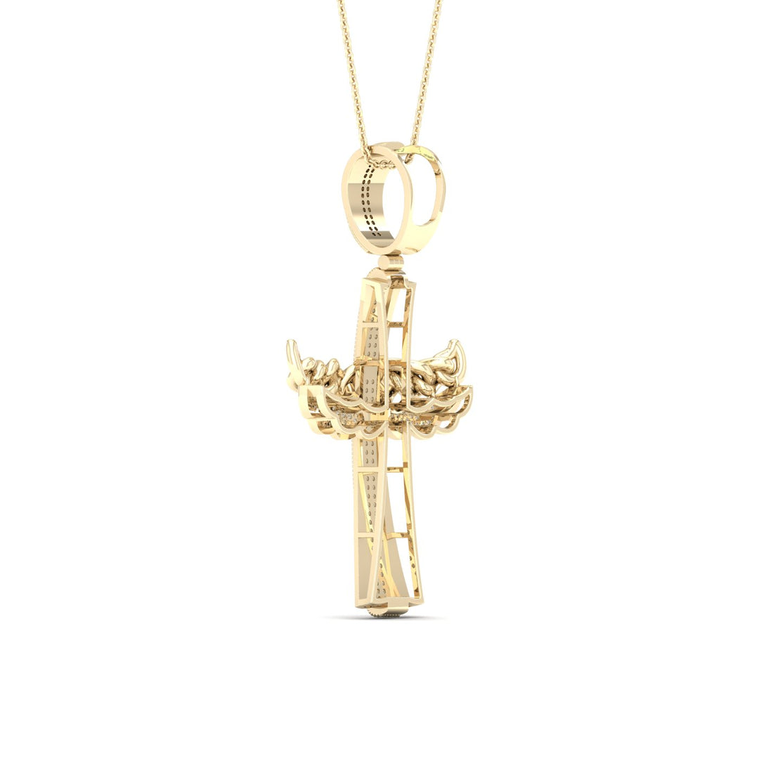 10k Yellow Gold Lab Diamond Pendant: Timeless Elegance