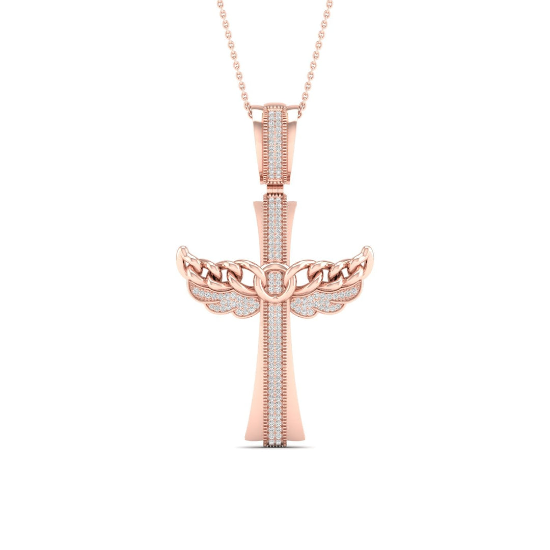 10K 0.43CT Diamond Pendant