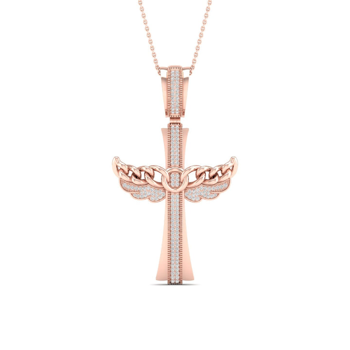 10K 0.43CT Diamond Pendant