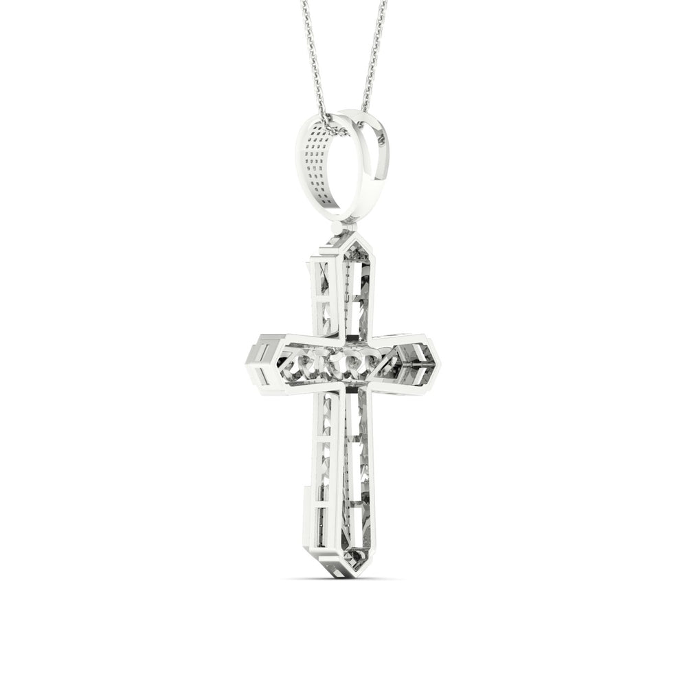 Sparkling 0.55CT Lab Diamond Pendant in White Gold