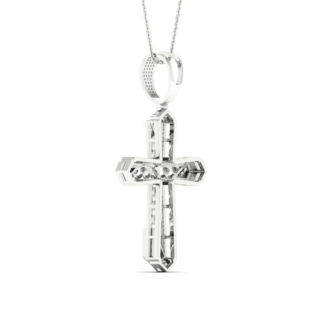 Sparkling 0.55CT Lab Diamond Pendant in White Gold