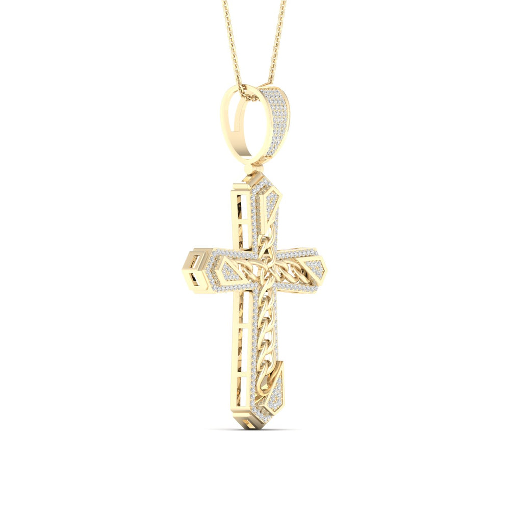 10k Yellow Gold 0.55CT Lab Diamond Pendant Charm