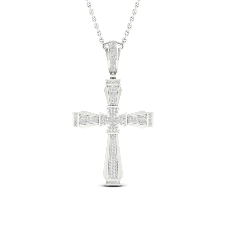 Celestial 10k White Gold 0.50CT Lab Diamond Pendant