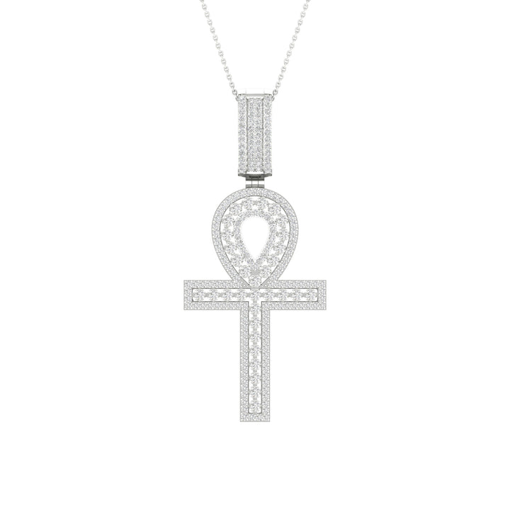 Celestial 10k White Gold 0.50CT Lab Diamond Pendant