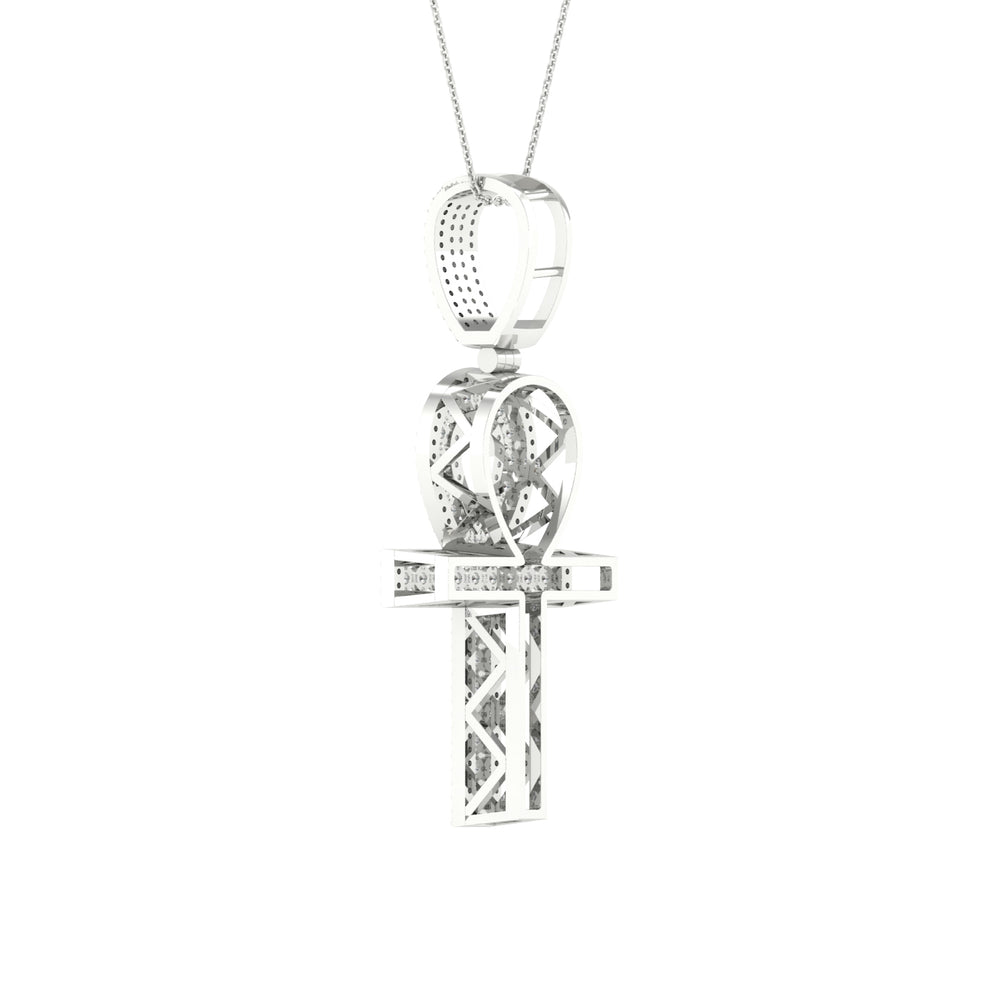 Celestial 10k White Gold 0.50CT Lab Diamond Pendant