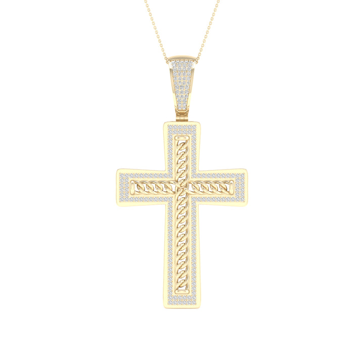 10k Yellow Gold Lab Diamond Pendant: Timeless Elegance