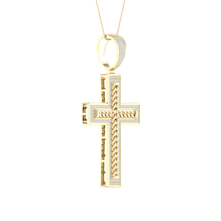 10k Yellow Gold Lab Diamond Pendant: Timeless Elegance