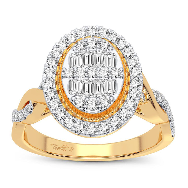 14K Yellow Gold Lab Diamond Engagement Ring - 0.40CT Brilliance