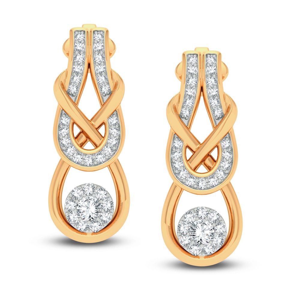 Brilliant 14k Yellow Gold Lab Diamond Stud Earrings 0.50CT