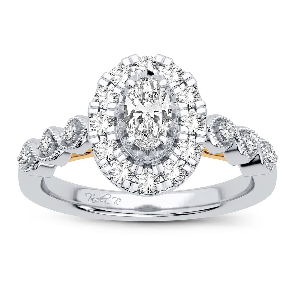 14K Yellow Gold Lab-Grown Diamond Engagement Ring (0.77 CT)