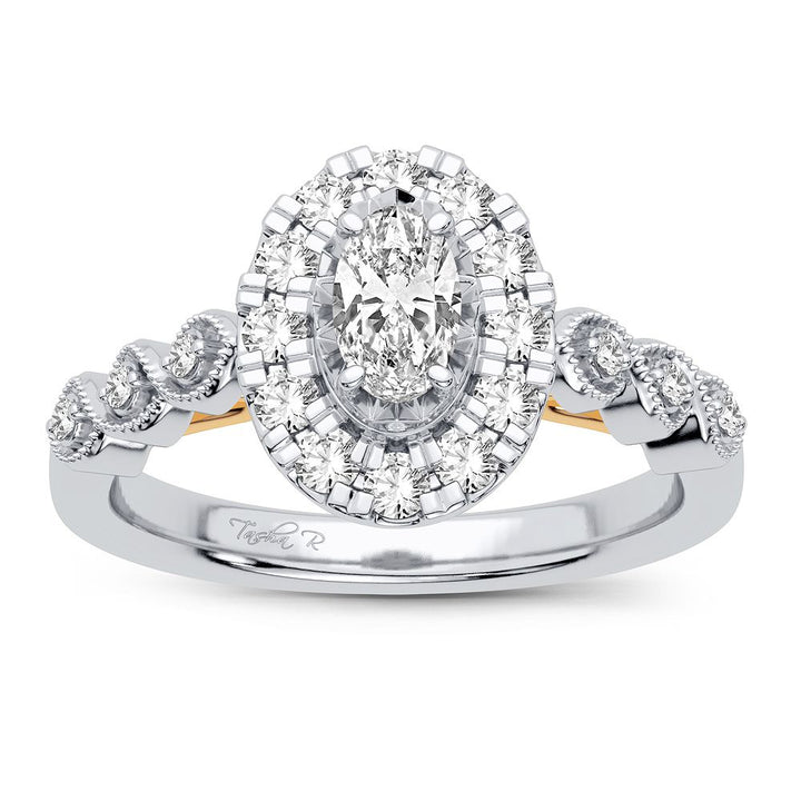 14K Yellow Gold Lab-Grown Diamond Engagement Ring (0.77 CT)