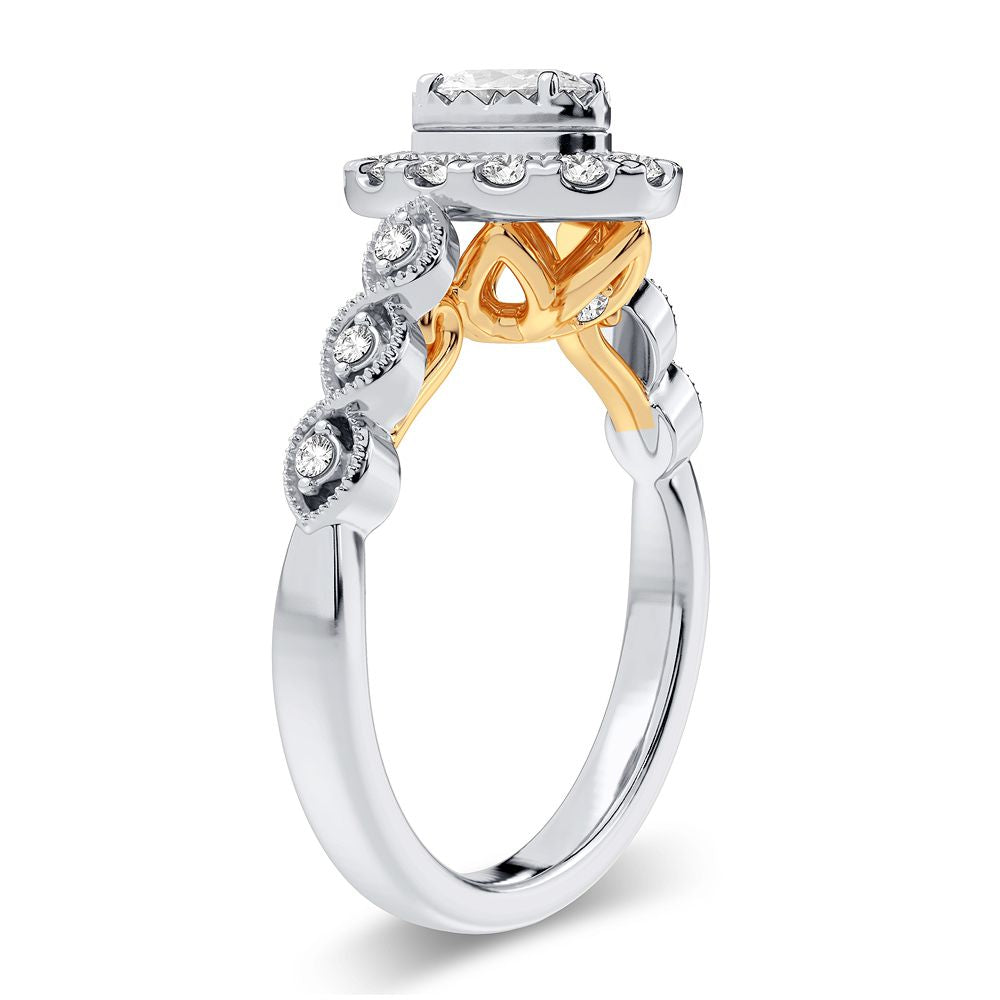 14K Yellow Gold Lab-Grown Diamond Engagement Ring (0.77 CT)