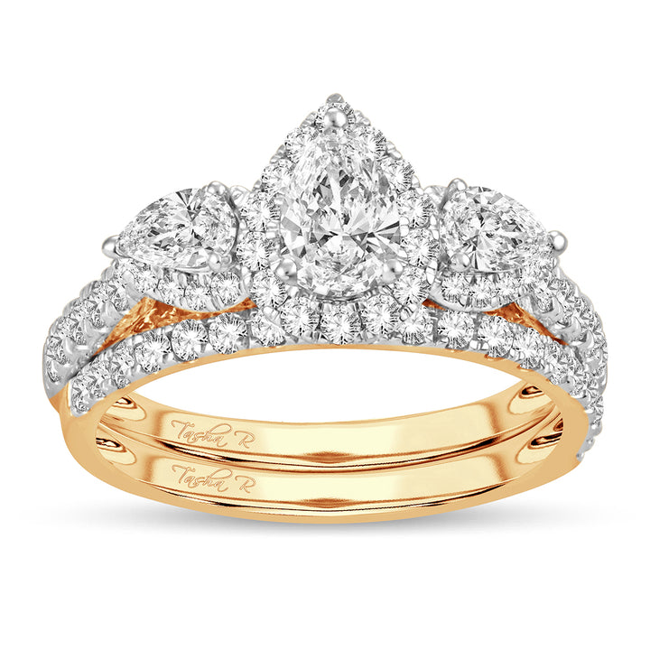 Brilliant 14K Yellow Gold Lab Diamond Engagement Ring (2.00 CT)