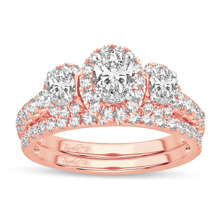 14k Rose Gold Lab Diamond Engagement Ring (2.00CT)