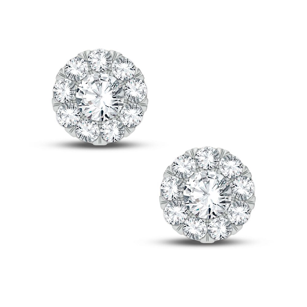 14k Yellow Gold 0.50ct Lab Diamond Stud Earrings