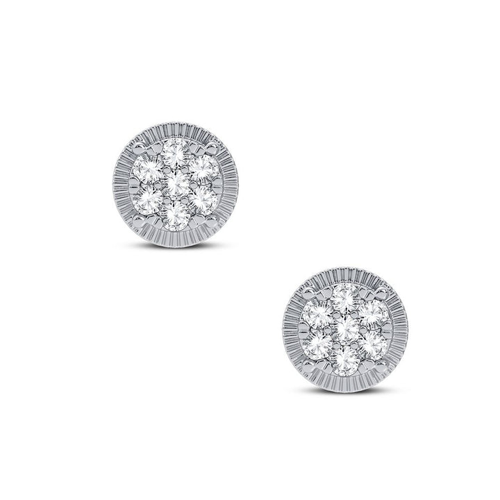 Timeless 14k Yellow Gold 0.25CT Lab Diamond Earring Pair