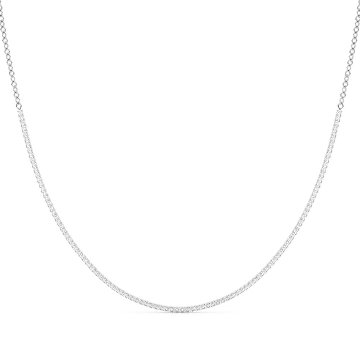 14K White Gold 147 Diamond 16"" Necklace