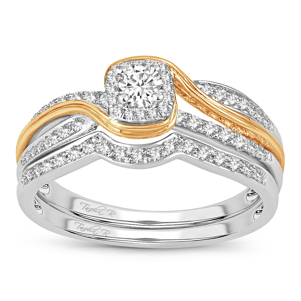 14K Yellow Gold 0.50CT Lab Diamond Womens Bridal Ring