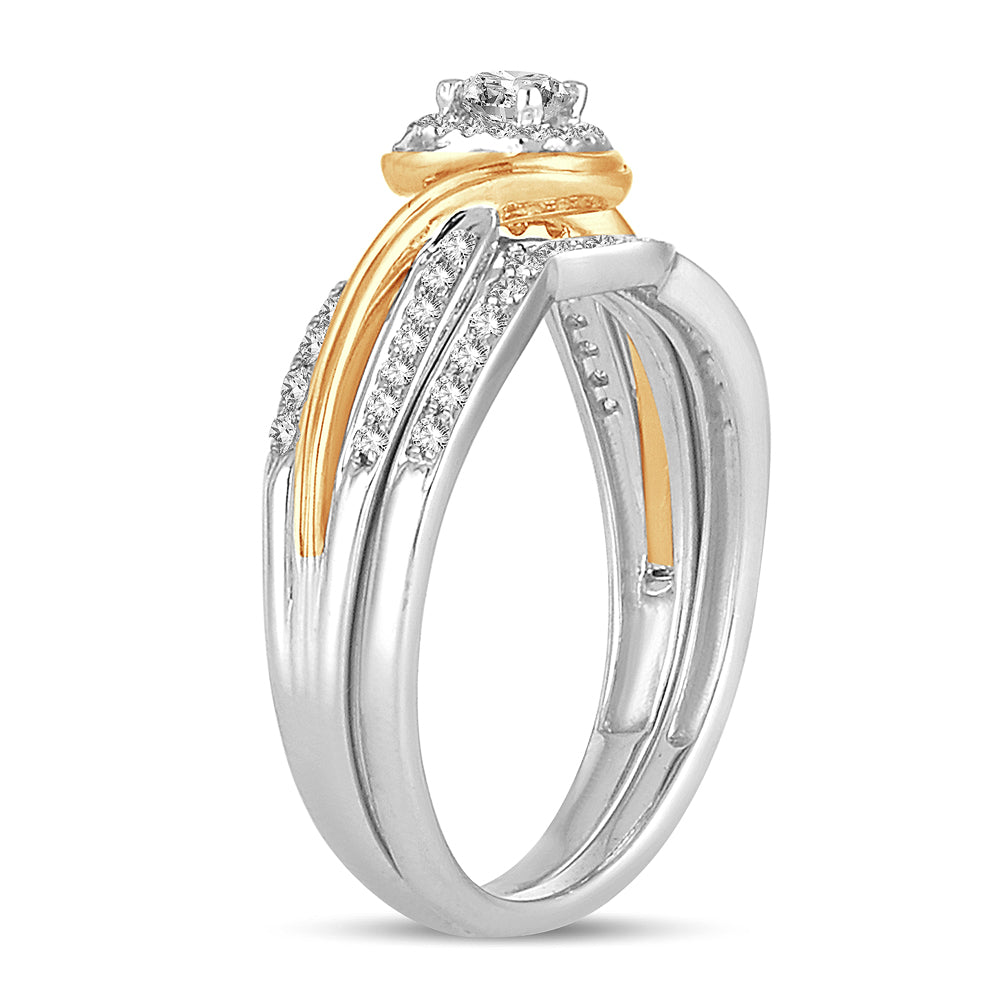 14K Yellow Gold 0.50CT Lab Diamond Womens Bridal Ring